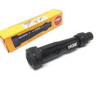 Connecteur de bougie d'allumage SD05F étanche droit pour bougies 10/12 mm - Anti-parasite (5 K Ohm) pour Honda CB, CBR, K.TM Duke, EXC, LC4, moto, etc.