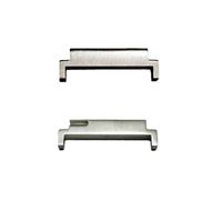 Connecteur de Bracelet de Montre Argenté 18mm vers 22mm avec Pompes