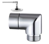 Connecteur de bras de douche - Adaptateur pour bras de douche - Raccord en laiton - Rallonge de bras de douche en métal pour hôtel, appartement, école