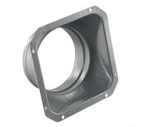 Connecteur de bride d'aération en métal pour installation simplifiée du conduit d'échappement (100 mm)