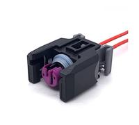 Connecteur de buse d'injecteur moteur Diesel à rampe commune 13816706, 2 broches, connecteur électronique étanche, faisceau câbles Compatible avec Buick(5 Pcs)