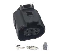 Connecteur de câblage automobile 6 broches 1,5 mm OE 3B0973813 for prise courant, serrure porte, radar accélérateur, faisceau véhicule, remplacement(6p female)
