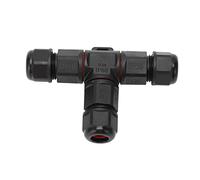 Connecteur de Câble à 3 Voies Connecteur D'extension de Câble étanche IP68 380V 25A Connecteur de Fil à Sertir à Vis pour Câble 6-12mm²(3 broches)