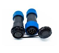 Connecteur de câble aéronautique SP21 IP68 7 broches étanche rond et femelle In-Line type 7 broches étanche à la poussière Connecteur de câble satellite