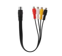 Connecteur de câble Audio B85B à 5 broches, 30CM, fiche Din mâle vers 4 prises RCA Phono femelle