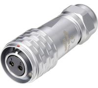 Connecteur de câble circulaire femelle, droit Ø 12 2 pôles 250 V/AC 13 A IP67 Push-Pull Weipu SF1210/S2 I
