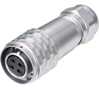 Connecteur de câble circulaire femelle, droit Ø 12 4 pôles 200 V/AC 5 A IP67 Push-Pull Weipu SF1210/S4 I
