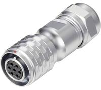 Connecteur de câble circulaire femelle, droit Ø 12 7 pôles 125 V/AC 5 A IP67 Push-Pull Weipu SF1210/S7 II