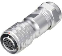 Connecteur de câble circulaire femelle, droit Ø 12 9 pôles 125 V/AC 3 A IP67 Push-Pull Weipu SF1210/S9 II