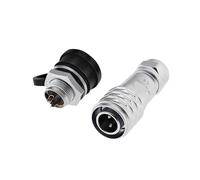 Connecteur de câble d'alimentation Mini Rond SF12 M12 Aviation 2, 3, 5, 6, 7 Broches, adapté aux caméras et équipements Radio(2pin Plug Set)