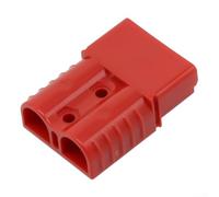 Connecteur de câble de batterie 600 V pour chariot élévateur 50 A 120 A courant nominal avec design sexe et contacts en cuivre plaqué argent (rouge-120 A)