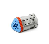 Connecteur de câble de câblage de boîtier automobile à trois voies, 1/5 pièces, bouchon anal de voiture DT04-3P-P007 DT06-3S-P006(DT06-3S plug,1 PCS)