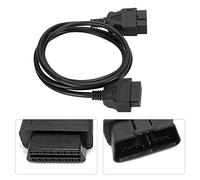 Connecteur de Câble de Diagnostic, 1,5 M/4,9 Pieds OBD2 16 Broches Mâle à Femelle Connecteur de Diagnostic de Câble D'extension, 16 Broches Adaptateur de Rallonge Universel pour Véhicules