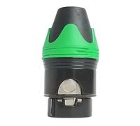 Connecteur de câble de microphone à 3 broches, lot de 4, 10 ou 20 pièces, fiche de soudage, coque en alliage de haute qualité(Female-Green,20PCS)