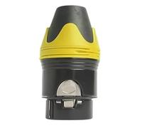 Connecteur de câble de microphone à 3 broches, lot de 4, 10 ou 20 pièces, fiche de soudage, coque en alliage de haute qualité(Female-Yellow,4PCS)