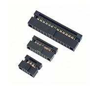 Connecteur de câble de prise femelle FC, pas de 1.27mm, IDC 6P 8 10 12 14 16 20 24 26 30 34 40 50 broches, 10 pièces(40P)