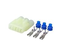 Connecteur de câble électrique étanche, 1 Jeu de 3 Broches, Pompe CB400, Prise de Locomotive EFI mâle Femelle 6187-3801 6180-3451(5 Sets,Female)
