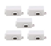 Connecteur de Câble en T, Boîte de Jonction 5 Pièces, Bloc de Bornes Pour Câblage 1-16mm², 60A 400V, Haute Puissance - Isolation Ignifuge, Double Vis de Fixation, Pour Éclairag