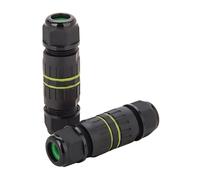 Connecteur de Câble Étanche Connexion Mâle-Femelle à 5 Pins 0,5-1,5mm² IP68 Noir