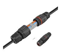 Connecteur de câble étanche IP68 | Connecteur d'alimentation du câble extérieur | rapide électrique 32A 250V | Laiton en nylon pour l'éclairage du jardin