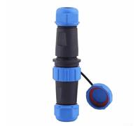 Connecteur de câble étanche SP21 avec indice de protection IP68 pour éclairage de jardin, équipement de scène, panneaux solaires et boîtes de commande (7 broches)