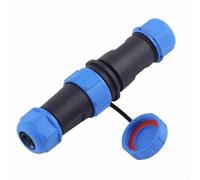 Connecteur de câble étanche SP21 avec indice de protection IP68 pour éclairage de jardin, équipement de scène, panneaux solaires et boîtes de commande (4 broches)