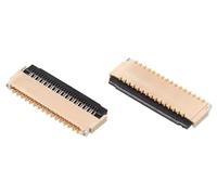 Connecteur de câble Flexible FPC 0.3mm, 5 pièces, prise à clapet, Type de Contact inférieur 11P/13/15/21/23/25/31/33/35/39/41/45/51 broches
