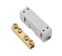 Connecteur de câble haute performance en laiton avec bornes à connexion rapide pour distribution industrielle de courant 32 A-80 A 400 V-1000 V Gris (S16)
