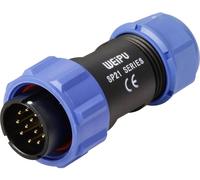 Connecteur de câble mâle, droit 12 pôles 5 A 400 V/AC IP68 Weipu SP2110 / P 12 II