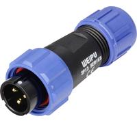Connecteur de câble mâle, droit 3 pôles 13 A 250 V/AC IP68 Weipu SP1310 / P 3 I