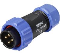 Connecteur de câble mâle, droit 4 pôles 30 A 500 V/AC IP68 Weipu SP2110 / P 4 I
