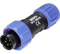 connecteur de cable mâle, droit 5 pôles 5 A 180 V/AC IP68 Weipu SP1310 / P 5 I
