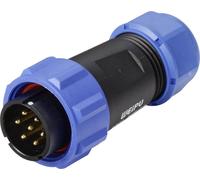 Connecteur de câble mâle, droit 7 pôles 15 A 500 V/AC IP68 Weipu SP2110 / P 7 II