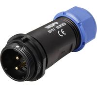 Connecteur de câble mâle, droit In Line 2 pôles 30 A 500 V/AC IP68 Weipu SP2111 / P 2 I