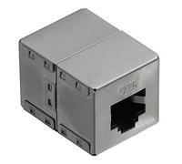 Connecteur de câble patch Cat.6 RJ45 inline coupler STP argent - LogiLink