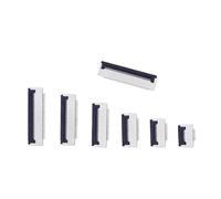 Connecteur de câble plat FPC FFC, pas de 0.5mm/1.0mm, sous prise à clapet, 4/5/6/8/10/12/14/16/20/22/24/30/34 broches, 10 pièces(0.5mm,32P)