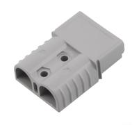 Connecteur de câble pour chariot élévateur 50 A/120 A 600 V CC avec contacts plaqués argent, boîtier PP0, bornier à sertir ou à souder, accessoire compatible avec Style for Industrial (gris-120 A)