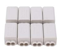 Connecteur de Câble T Type, Kit 8 Pièces, Plastique ABS Ignifugé - Connexion Sécurisée 400V 60A, Pour Raccordement Fiable et Rapide