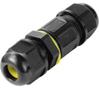 Connecteur de câble TRU COMPONENTS IP68 étanche, contact à vis 2 broches, 0,5-1,5 mm² TC-14745232 noir TRU COMPONENTS Contenu