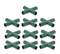 Connecteur De Cadre De Serre 10 Pièces - Raccord en PVC De 16 Mm 4 Types De Support Stable Connecteur De Meubles De Cadre De Serre À Usage Intensif, Connecteur De Cadre De Raccord 3/4 Voies