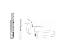 Connecteur de canapé - Accessoires de cadre de lit - Raccord de canapé - Fixation de profil - Rail