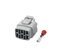 Connecteur de capteur Automatique étanche MT090, 1 Jeu de 6 Broches, Prise mâle ou Femelle Compatible with The 6187-6561 6180-6771(1 Set,Female)