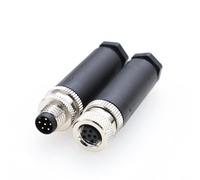 Connecteur de capteur circulaire M8 6 broches mâle et femelle A Code A Connecteur industriel 8 mm étanche IP67