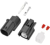 Connecteur De Capteur De Cognement À 1 Broche, Fiche De Connecteur De 2 Mm Série Femelle Pour Honda K20 En Plastique Cuivre Gris, 1 Ensemble
