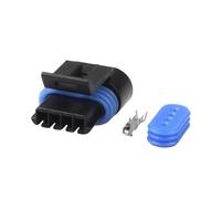 Connecteur De capteur De Pression d'admission De Voiture, 1 Jeu De 4 Broches Femelle, Prise 1,2l D4F, capteur d'oxygène Automatique, connecteurs O2 12162190(10 Sets,Female)