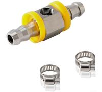 Connecteur de capteur de pression de carburant 3/8 et 1/2, avec raccord en T en acier inoxydable pour une connexion sécurisée de la conduite de carburant (B)