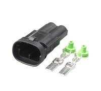 Connecteur de capteur étanche Automatique, 1 Jeu de 2 Broches, Prise de Moteur de Ventilateur électrique à Courant élevé scellée 1544678-2 1544334-1 1544317-1(2 Sets,Male)