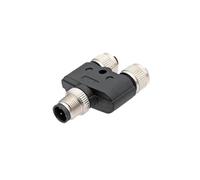 Connecteur de capteur M12 étanche, mâle femelle, couplage fileté à vis 3 4 5 8 broches, connecteurs adaptateur de Type YT 1 pièce(120097 Y-Type,T-BRANCH CONNECTOR_4P)