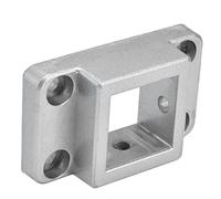 Connecteur de carrés d'angle, grande adaptabilité Conception de fente pour carte Dureté élevée Installation facile Profils en aluminium amovibles Base fixe pour les bases de