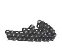 Connecteur de chaîne à rouleaux/maillons en acier au carbone 04C-1, chaîne simple de transmission, pas de 6,35 mm, boucle complète/demi-longueur, 1 pièce(Roller Chain 0.5M)